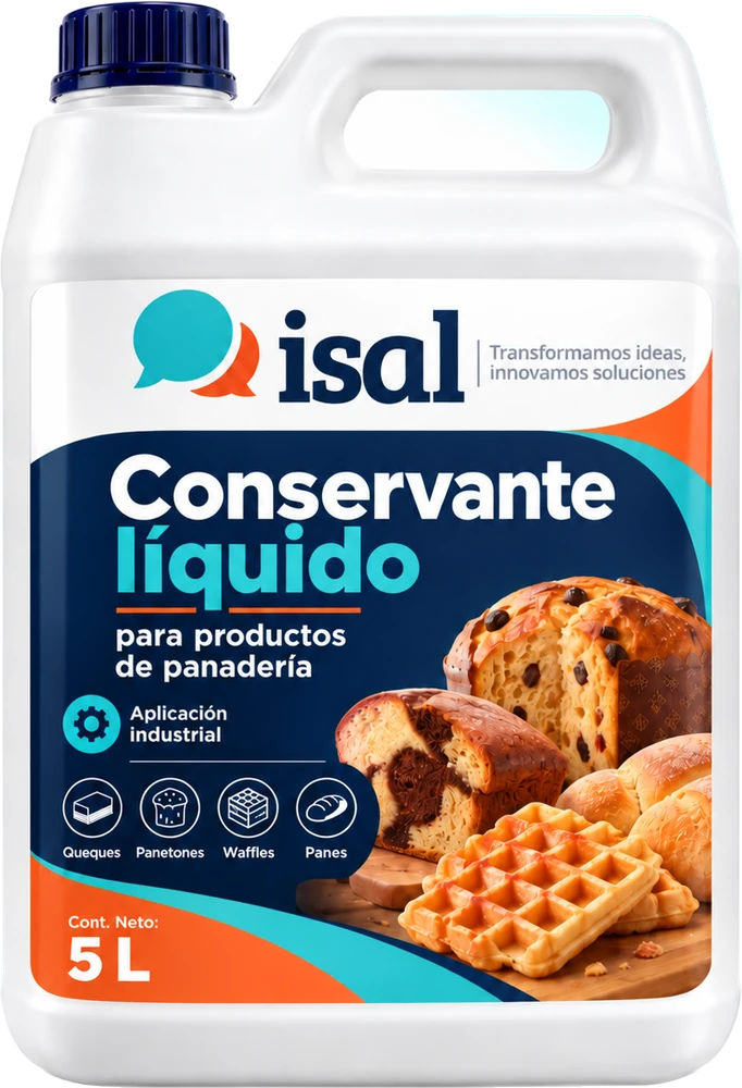 Conservante líquido ISAL para productos de panadería, 5 L